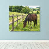 Toile Cheval de Prairie de Campagne (Insitu (Plancher de Bois))