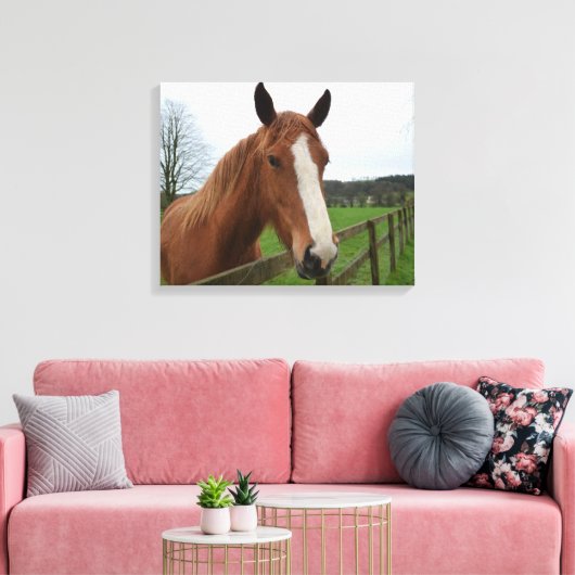 Toile Cheval de quartier adorable (Insitu(Salon))