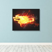 Toile Cheval en feu (Insitu (Plancher de Bois))