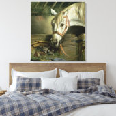 Toile Cheval et chatons, 1890 (Insitu(Chambre))