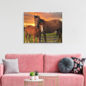 Toile Cheval et poney (Insitu(Salon))