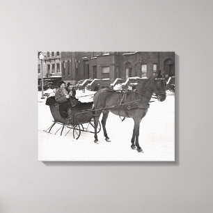 Toile Cheval et traîneau, 1935