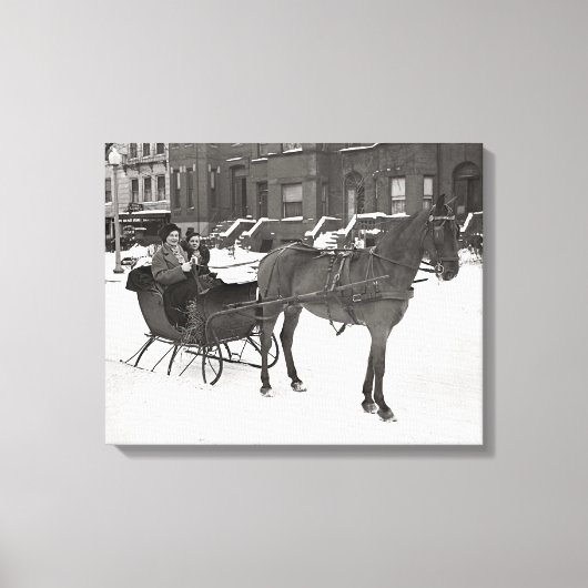 Toile Cheval et traîneau, 1935 (Recto)