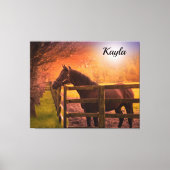 Toile Cheval fille (Recto)