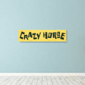 Toile cheval fou (Insitu (Plancher de Bois))