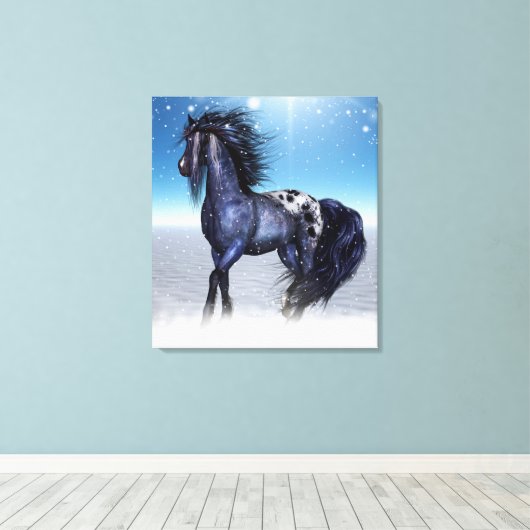 Toile Cheval Majestic (Insitu (Plancher de Bois))