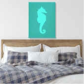 Toile Cheval Marin Turquoise (Insitu(Chambre))