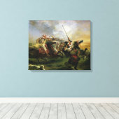 Toile Cheval marocain en action militaire, 1832 (Insitu (Plancher de Bois))