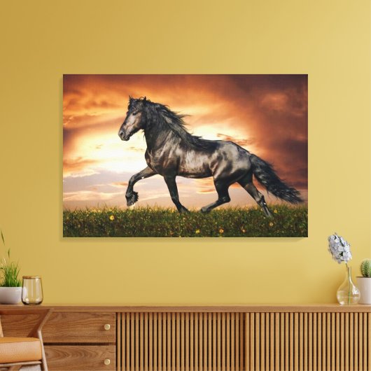 Toile cheval noir (Insitu(Salon))