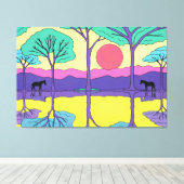 TOILE CHEVAL NOIR (Insitu (Plancher de Bois))