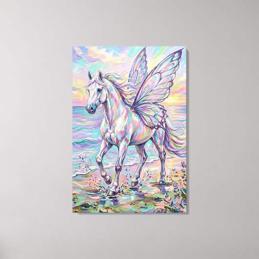 Toile cheval papillon (Recto)
