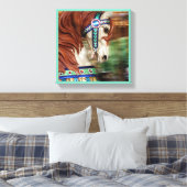 Toile Cheval peint Joyeux tour 6 dans une série (Insitu(Chambre))