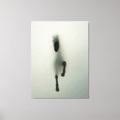Toile Cheval Perçant le Brouillard - Art Abstrait (Recto)