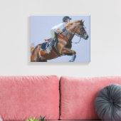 Toile Cheval & Rider Canvas Art (Insitu(Salon))