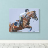 Toile Cheval & Rider Canvas Art (Insitu (Plancher de Bois))
