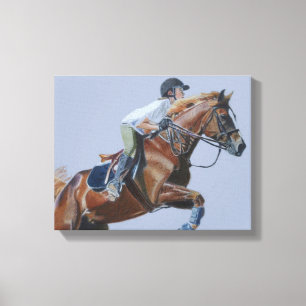 Toile Cheval & Rider Canvas Art