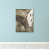 Toile Cheval Salutations Wrap Canvas (Insitu (Plancher de Bois))