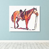 Toile Cheval sauté (Insitu (Plancher de Bois))