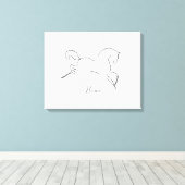 Toile Cheval sauvage Thunder_Cove (Insitu (Plancher de Bois))