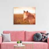 Toile cheval sauvage vintage (Insitu(Salon))