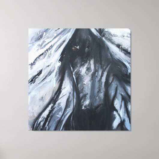 Toile cheval sombre (Recto)