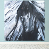 Toile cheval sombre (Insitu (Plancher de Bois))