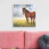 Toile Cheval sur l'herbe (Insitu(Salon))