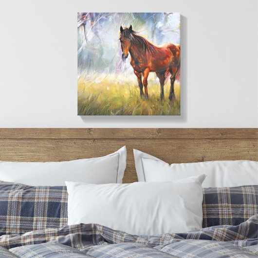 Toile Cheval sur l'herbe (Insitu(Chambre))