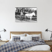 Toile Cheval tirant Livraison Wagon photo (Insitu(Chambre))