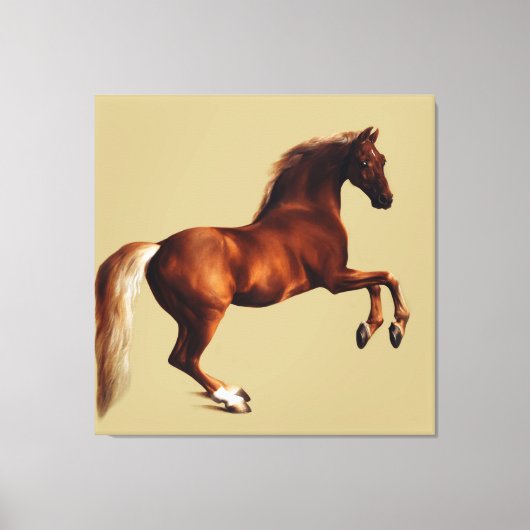 Toile Cheval Whistlejacket par George Stubbs (Recto)