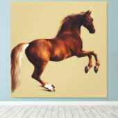 Toile Cheval Whistlejacket par George Stubbs (Insitu (Plancher de Bois))