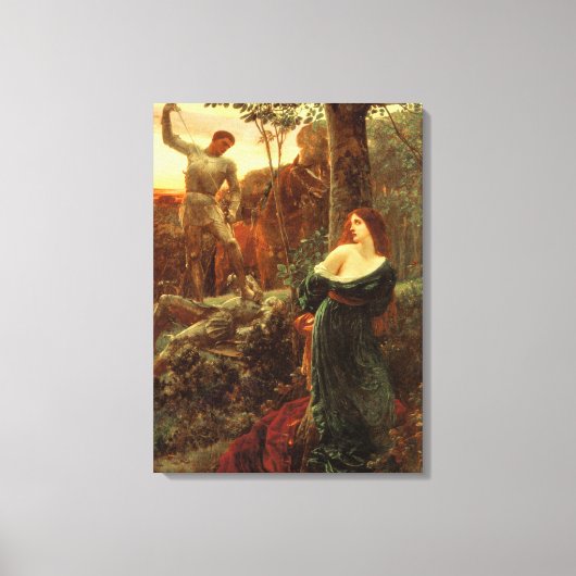 Toile Chevalerie (par Frank Dicksee) (Recto)