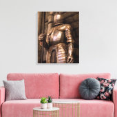 Toile Chevalier en armure (Insitu(Salon))