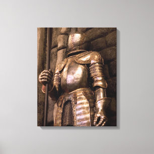 Toile Chevalier en armure