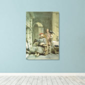 Toile Chevalier et page (Insitu (Plancher de Bois))