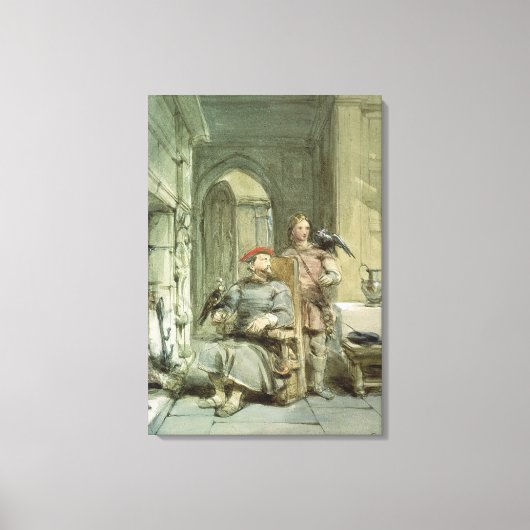 Toile Chevalier et page (Recto)