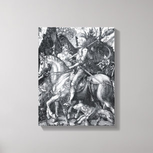 Toile Chevalier, mort et le diable - Albrecht Dürer