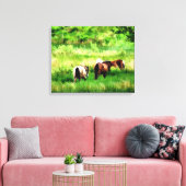 TOILE CHEVAUX (Insitu(Salon))