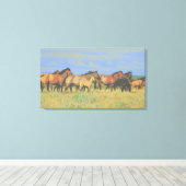 Toile chevaux (Insitu (Plancher de Bois))