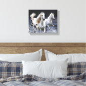 Toile Chevaux à lancer l'oreiller (Insitu(Chambre))