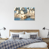 Toile Chevaux blancs de Camargue, France (Insitu(Chambre))