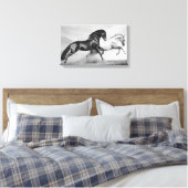 Toile Chevaux courir (Insitu(Chambre))