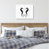 Toile Chevaux de mer vintages (Insitu(Chambre))