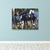 Toile Chevaux de peinture (Insitu (Plancher de Bois))