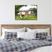 Toile Chevaux de peinture Tobiano en peau de boule (Insitu(Chambre))