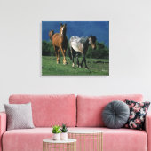Toile Chevaux Mustang Sauvages (Insitu(Salon))