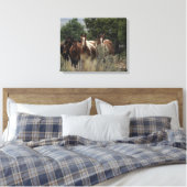 Toile Chevaux Mustang Sauvages 2 (Insitu(Chambre))
