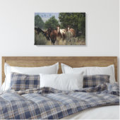 Toile Chevaux Mustang Sauvages 2 (Insitu(Chambre))