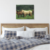 Toile Chevaux Mustang Sauvages 4 (Insitu(Chambre))