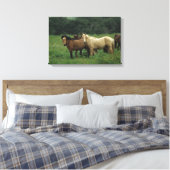 Toile Chevaux Mustang Sauvages 4 (Insitu(Chambre))